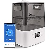 Levoit Humidifiers for Bedroom Home Large Room, 6L Smart WiFi Top Fill Cool Mist Air Ultrasonic Humidifier For Baby Plants Ki