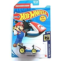 DieCast Hotwheels Mario Kart Standard Kart, 166/250 HW Screen Time