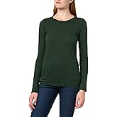 VELVET BY GRAHAM & SPENCER Women's Lizzie Velvet Originals Long Sleeve Tee, Camp, X-Small