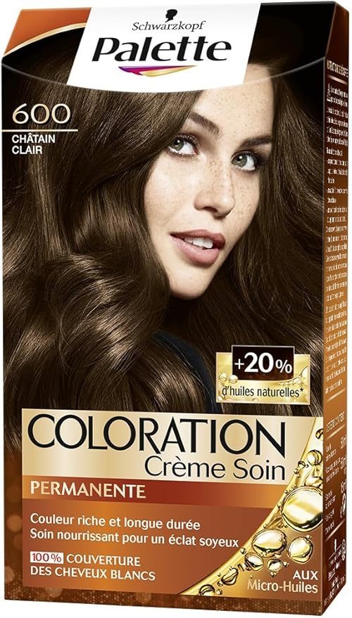 Schwarzkopf Palette Coloration Permanente Cheveux Chatain Clair 600 Amazon Fr Beaute Et Parfum