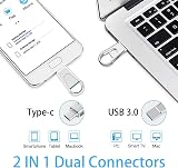 RAOYI 64GB USB C Flash Drive Dual USB 3.0 Type-C Thumb Drive view 5