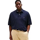 Tommy Hilfiger Men's Short Sleeve Cotton Classic Fit Pique Polo Shirt (Big & Tall)