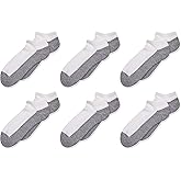 Jefferies Socks girls Seamless Sport Half Cushion Low Cut Socks 6 Pack