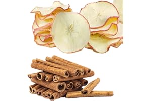 APRAGAZ Dried Apple Slices and Cinnamon Sticks- Apple Spice Potpourri Simmering, Stovetop Potpourri for Thanksgiving, Fall Scents, Housewarming Hostess Gift, Autumn
