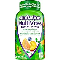 Vitafusion MultiVites Gummies - Daily Multivitamin, Helps Maintain Healthy Eyes & Skin, Metabolism, and Immune Function, 12 E
