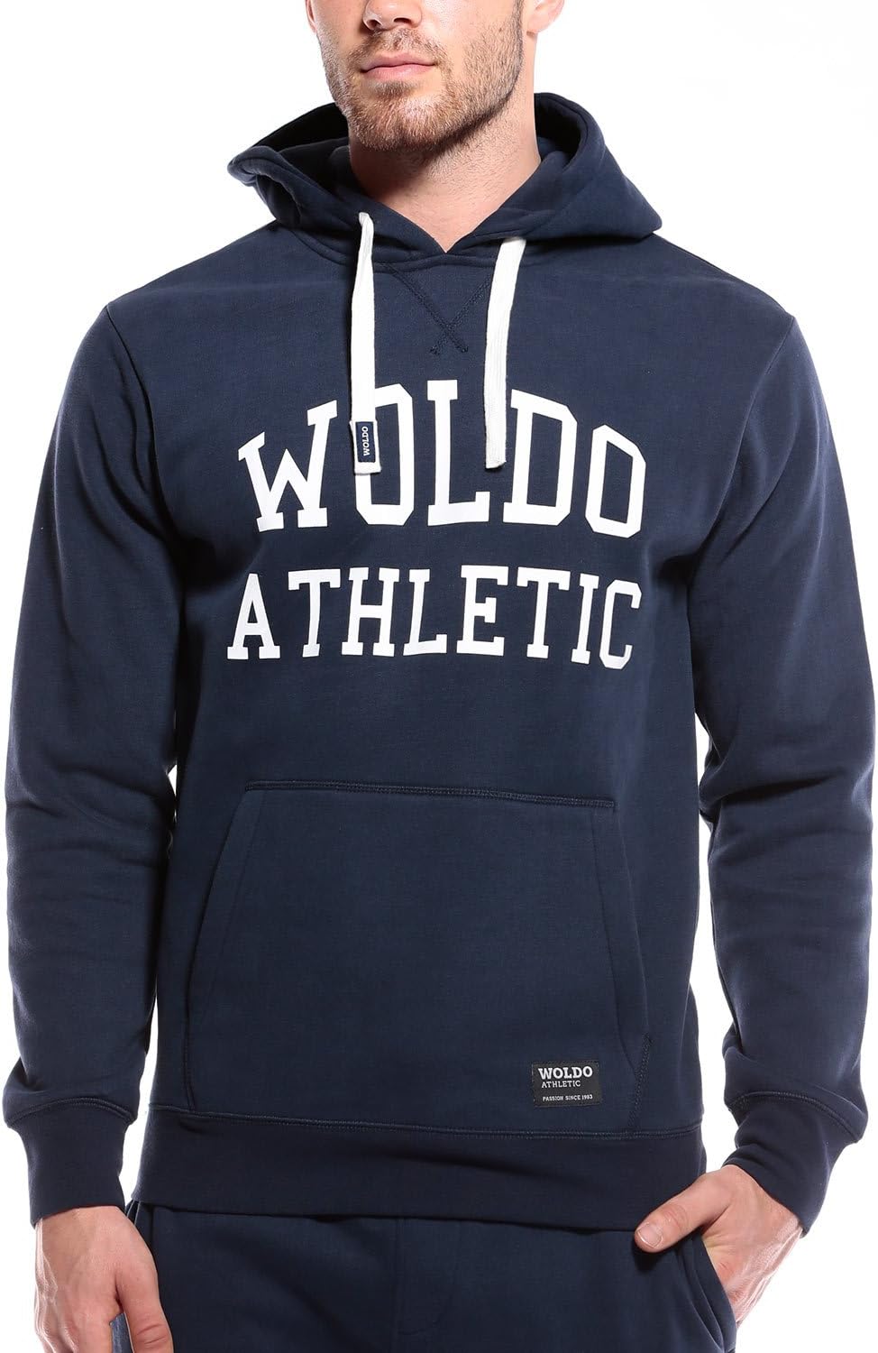 WOLDO Athletic Men's Hoodie Sweater Hooded Sweatshirt Tracksuit Top Slim Fit
