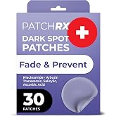 PatchRx Dark Spot Patches for Face, 30 Ct, Brightening Patch with Arbutin | Dark spot patches with arbutin, tranexamic acid, vitamin C, niacinamide &amp; salicylic acid for a brighter, even-looking tone.