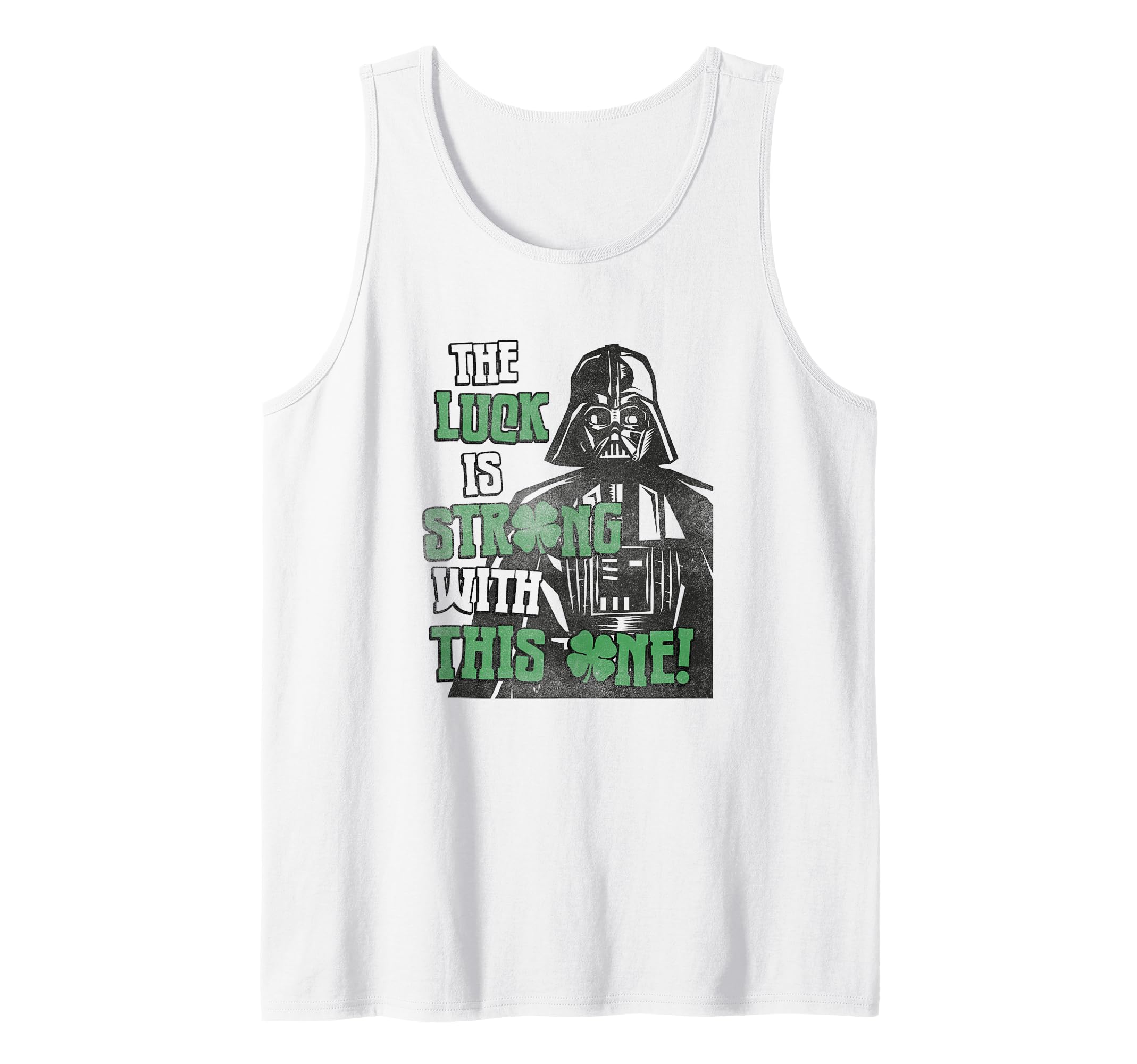 Star Wars St. Patrick's Day Darth Vader Strong Luck Tank Top