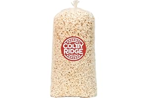 Colby Ridge Gourmet Craft Popped Gluten Free Popcorn Bulk Sized Large Gift Party Bags (Bulk 5 Gal. 80 Cups) (Fluffy White)