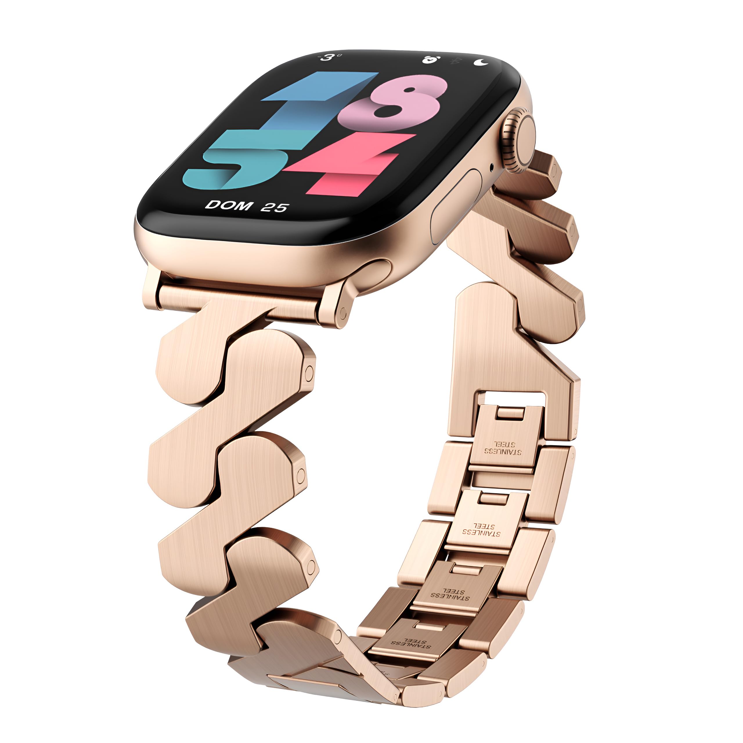 Photo 1 of Metal Bands for Apple Watch for Women & Men 38mm 40mm 41mm 42mm, Compatible with iWatch Series 11/10/9/8/7/6/5/4/3/2/1 & SE 3/2/1, 