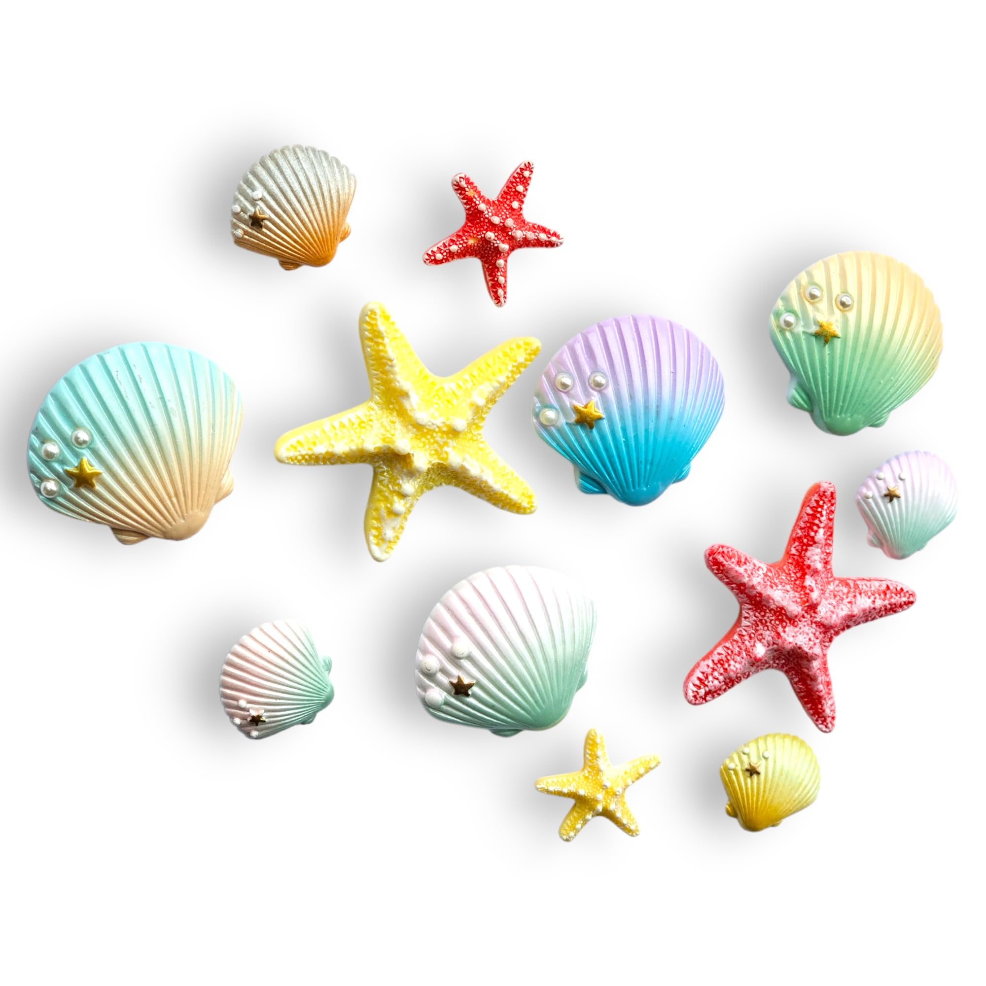 3d Fridge Magnets, Cute Fun Decorative Magnets, Marine Fridge Magntes (Marine 12 pcs)