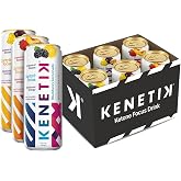 KENETIK Caffeine-Free Focus Drink &ndash; Brain Fuel for Mental Clarity and Cognitive Endurance, Sugar-Free, Bioidentical Ketones (D-BHB), 12oz &ndash; 6 Pack, Variety