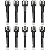 10 Pack Flint Kit, Tube &amp; Wheel Compatible with Clipper CP11 CMP11 | Large size lighter replacement kit with metal flint tube and striker wheel. Compatible with Clipper CP11 and CMP11 models