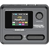SONICAKE Pocket Master - Portable Multi Effects Pedal, 100+ Built-in Guitar/Bass/Acoustic Effects, Amp Modeling, IR Cabinets