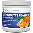 Dr. Berg Zero Sugar Hydration Keto Electrolyte Powder - Enhanced w/ 1000 mg of Potassium & Real Pink Himalayan Salt (NOT Table Salt) - Tangerine Flavor Hydration Drink Mix Supplement - 50 Servings