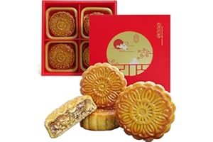 KWOLYKIM Classic Cantonese Mooncake Fiver Kernel Flavor Mooncakes 經典廣式五仁月餅 14.11oz Chinese Traditional Dessert Asian Pastry 2024 Mid-Autumn Festival Moon Cakes