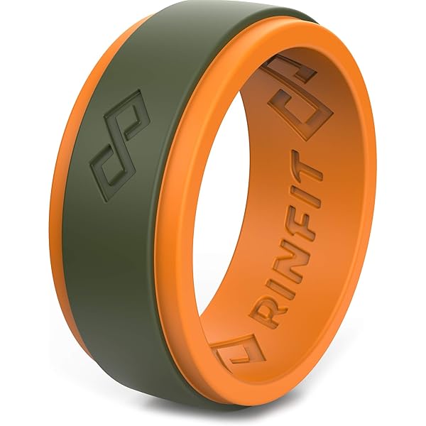 Kingsway Camo Silicone Wedding Ring - Breathable Unisex Band For Active Lifestyles (Sizes 5-13)