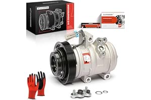A-Premium Air Conditioner AC Compressor with Clutch Compatible with Chevrolet Colorado, GMC Canyon 2004-2012, Hummer H3 H3T, 