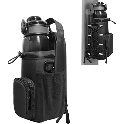 Magnetic Gym Bag – Water Bottle Carrier With 8 Magnets, Crossbody Pouch For Phone, Towel Hook, Small Sports Essentials Bag - View #3