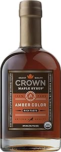 Crown Maple Organic Grade A Maple Syrup, Amber, 12.7 Fl. Oz (Pack of 1)