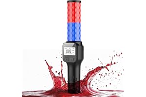 ZUKQVRIVELIG Breath Tester Alcohol,Portable Breathalyzer for Alcohol,Alcomate Tester,Breathalysers,Personal Alcohol Breathalyzer Tester,Breathalyzer with LCD Display