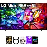 LG 100 Inch 95B Series 4K Micro RGB AI LED Smart TV Bundle | HDMI Cable, Streaming Bundle &amp; 24 Month CPS Warranty | Micro RGB LED | AI Processor | webOS | 4K HDR | 144Hz