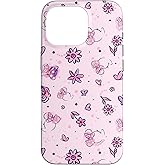 Disney Minnie Mouse Cute Pink Spring Sweetness Pattern Case for iPhone 16 Pro