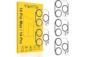 YWXTW [5 Pack] Designed for iPhone 14 Pro Max Camera Lens Protector, for iPhone 14 Pro Camera Lens Protector, Night Shooting Mode, Anti Scratch HD Clear 9H Hardness Tempered Glass