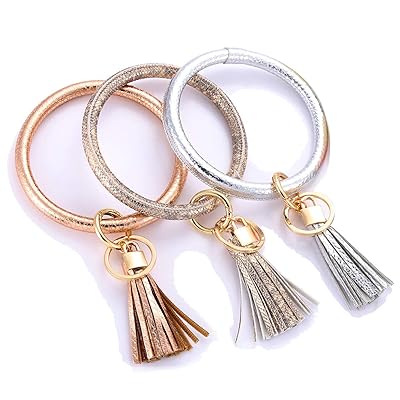 Set of Leather Keychain Bracelets for Women Kuwait Ubuy