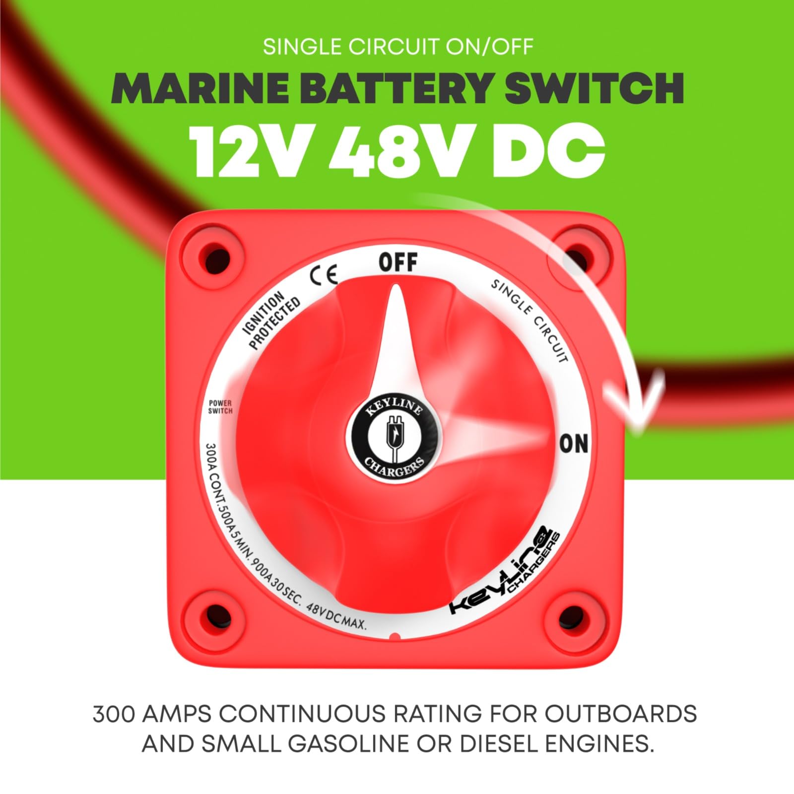 Mua Marine Battery Disconnect 12v to 48V DC | Boat Kill Switch | Single ...