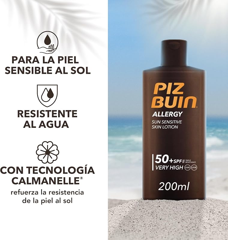Allergy Sun Sensitive Skin Lotion FPS 50, Protector Solar, 200 ml