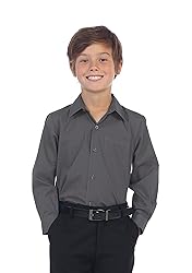 Gioberti Kids and Boys Long Sleeve Dress Shirt and