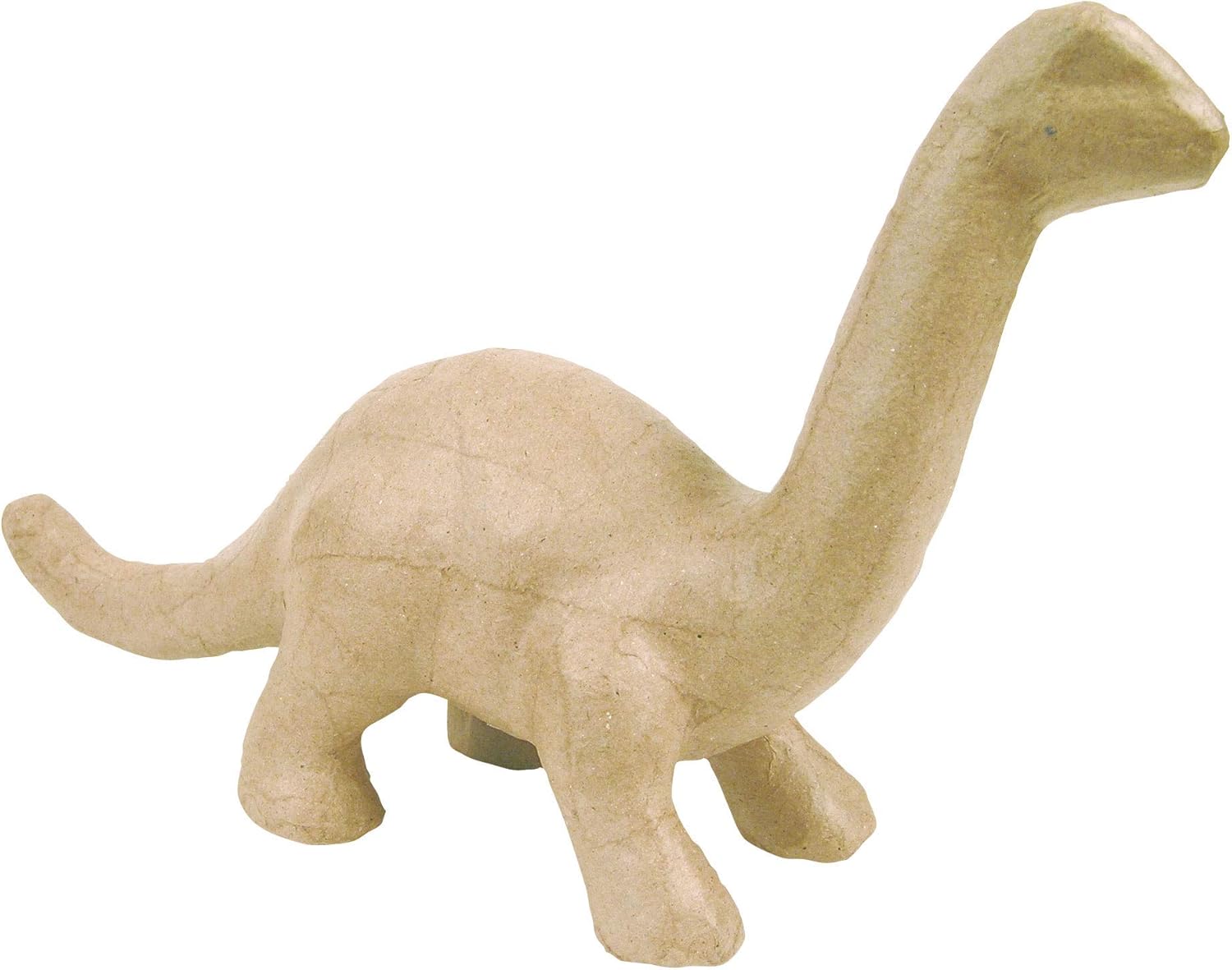Décopatch Brontosaurus Dinosaur Mache, Highly Likely Brown, 16cm Tall