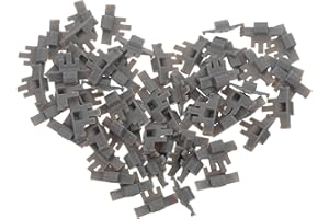 NULYLU 50pcs Plastic Soft Close Hinge Restriction Clips Cabinet Door Limiter Angle Stopper for Kitchen
