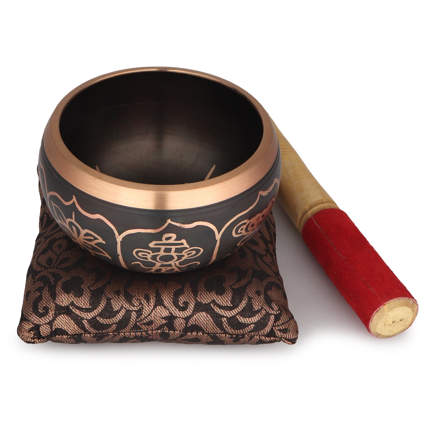 Zap Impex Beautiful New Hand Brass Singing Bowl Tibetan Meditation Yoga Singing Bowl 4 Inches