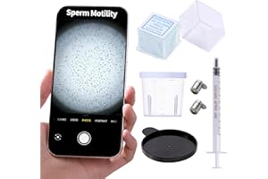 HCHRVR Sperm Magnifying Glass, Can be reused 100 Times,Suitable for Semen Observation, Male Fertility Observation, Sperm Test, Quick Result