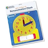 Learning Resources Write & Wipe Demonstration Clock