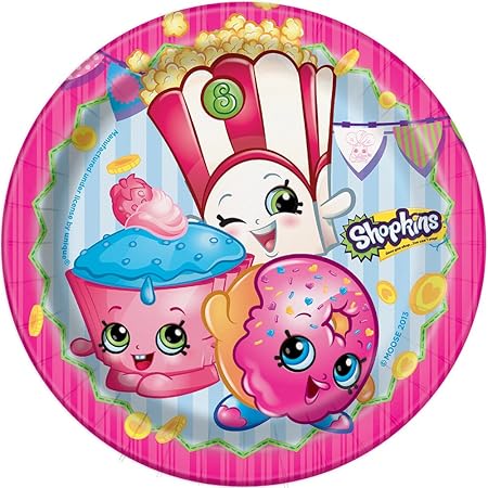 Shopkins Dessert Plates, 8ct 