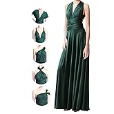 Infinity Dresses for Bridesmaids,Wedding Guest Dresses for Women,Plus Size Wrap Dress Long Maxi Convertible Multiway Dress