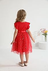 Sinhoon Toddler Girl Tulle Dress Summer Ruffle