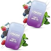 Z!NGHA Caffeinated Aromatherapy Nasal Inhaler Stick – Natural Energy Boost with Essential Oils + Caffeine – Focus, Refresh & Breathe Easy (Triple Berry Ice)