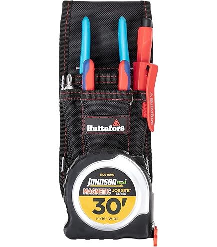 FESA Small Leather Tool Pouch - 4-in-1 Heavy Full Grain Leather