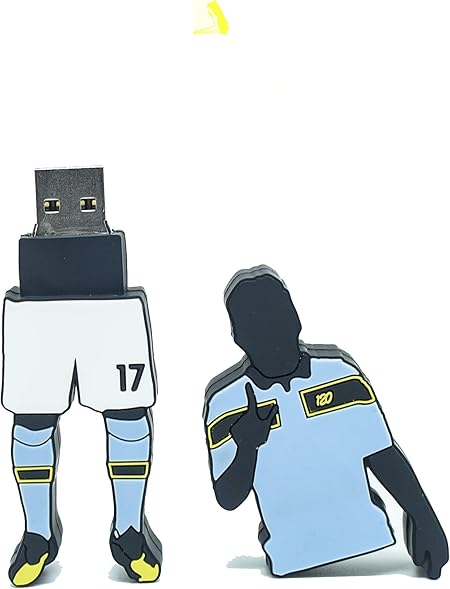 Football Usb Chiavetta Usb Drive 3 0 Con Forma Di Ciro Immobile Limited Edition Champions Scarpa D Oro Maglia Lazio Da 32gb Unita Di Memoria Flash Pendrive Alta Velocita Idea Regalo Lazio Amazon It Informatica