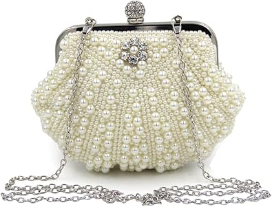 yellow beaded bag