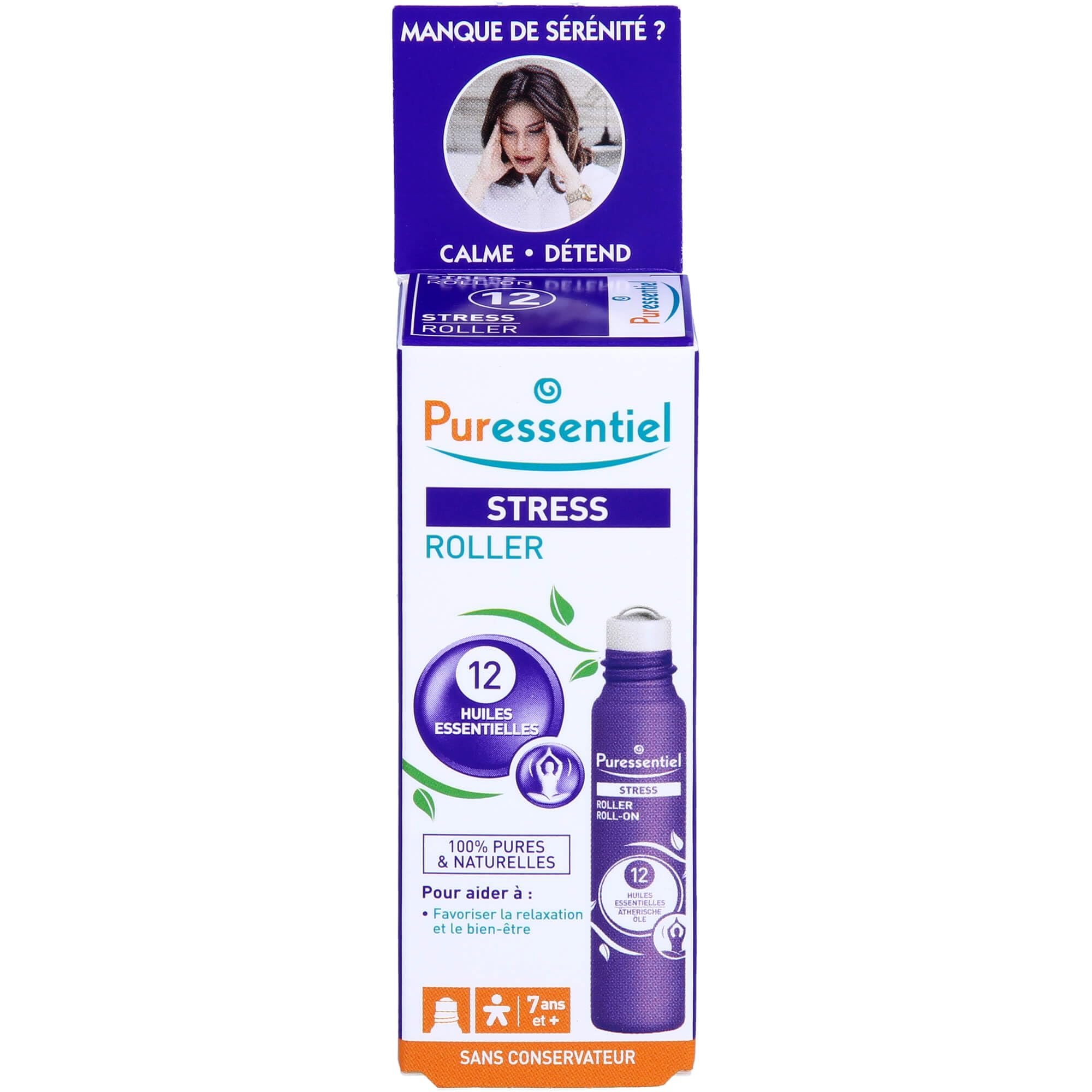 Puressentiel Rest & Relax, Stress Roll-On - 5 ml - Helps Promote Healthy Sleep, Stress Relief & Anxiety Relief Routines - Soothing, Relaxing & Naturally Calming Essential Oils - Aromatherapy