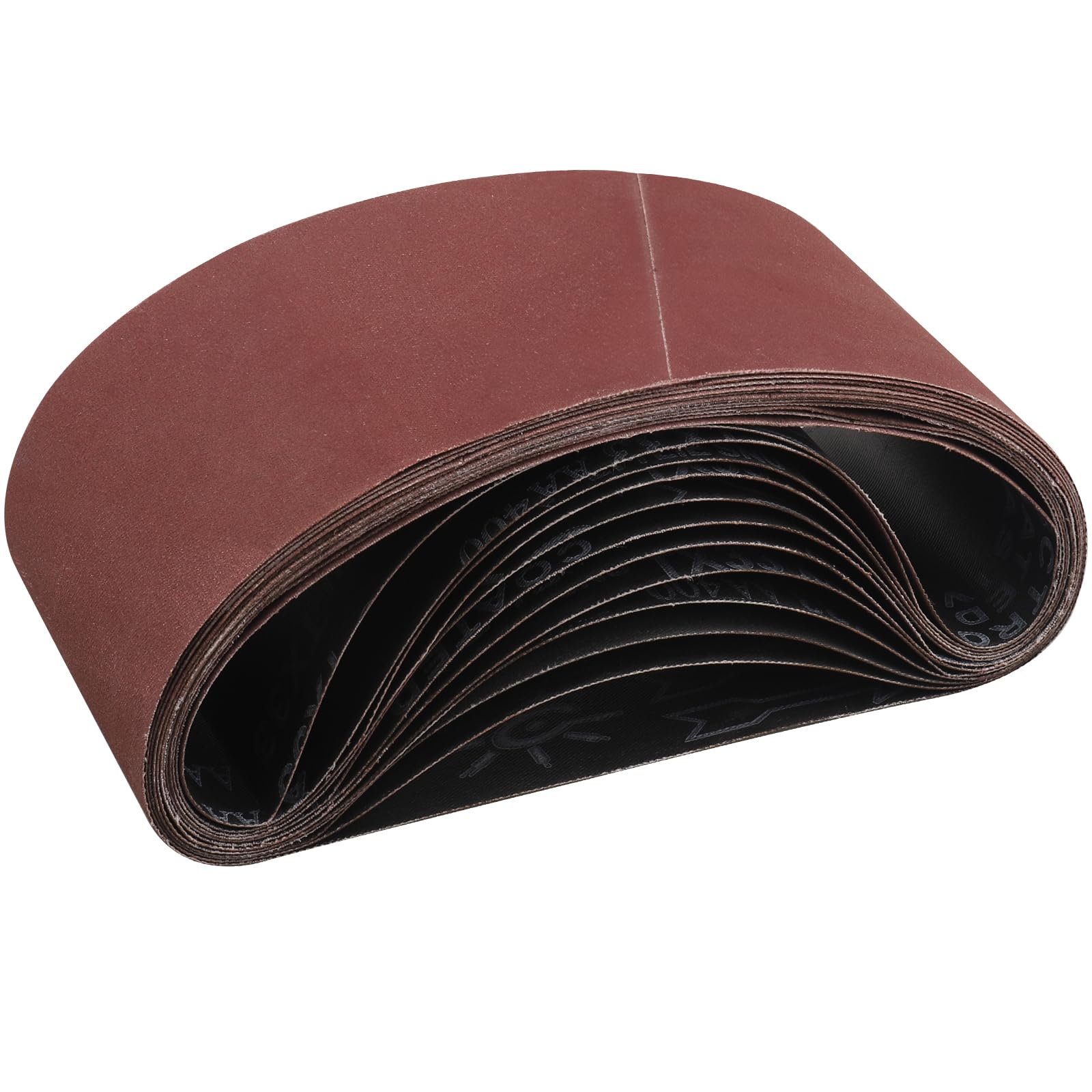 STEBRUAM Sanding Belt 100 x 560 mm,12PCS 400 Grit