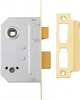 Yale PM236PB25 Bathroom 2 Lever Sash Lock 67mm Brass Finish