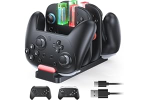 FASTSNAIL Charging Dock Compatible with Switch 2 Joypad, Charging Stand for Switch 1/2 P Controller, Charging Orgnizer for Jo