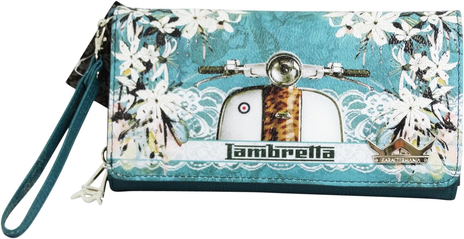 KRM Lambretta Wallet Coin Purse Card ID Photos Holder Large
