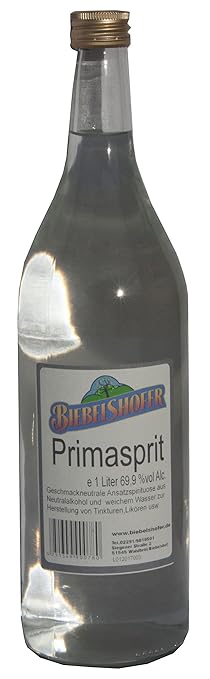 Primasprit, Alkohol, 69,9% aus Weingeist 1 Liter Flasche